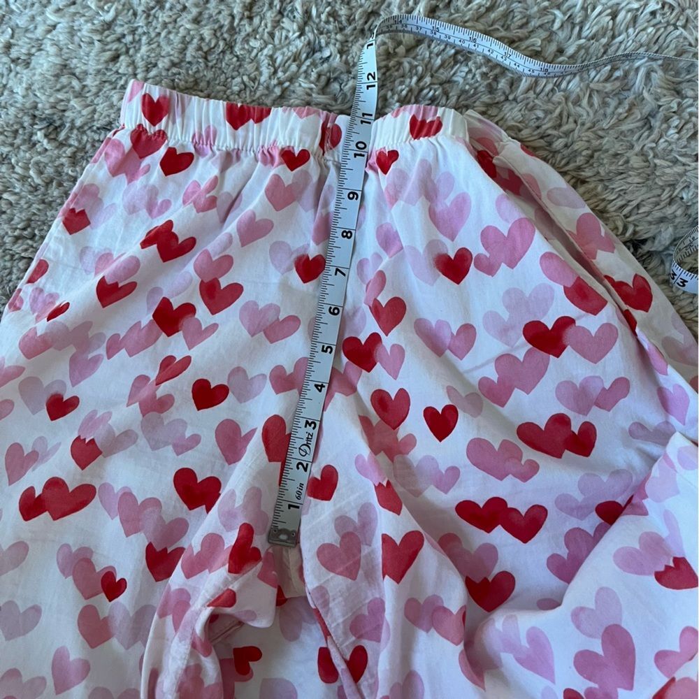 Pottery Barn Teens Heart Sateen Pajama Set L - Picture 5 of 11